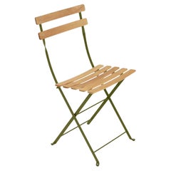 Fermob – BISTRO Natural Folding chair - Pesto - Set of 2 chairs