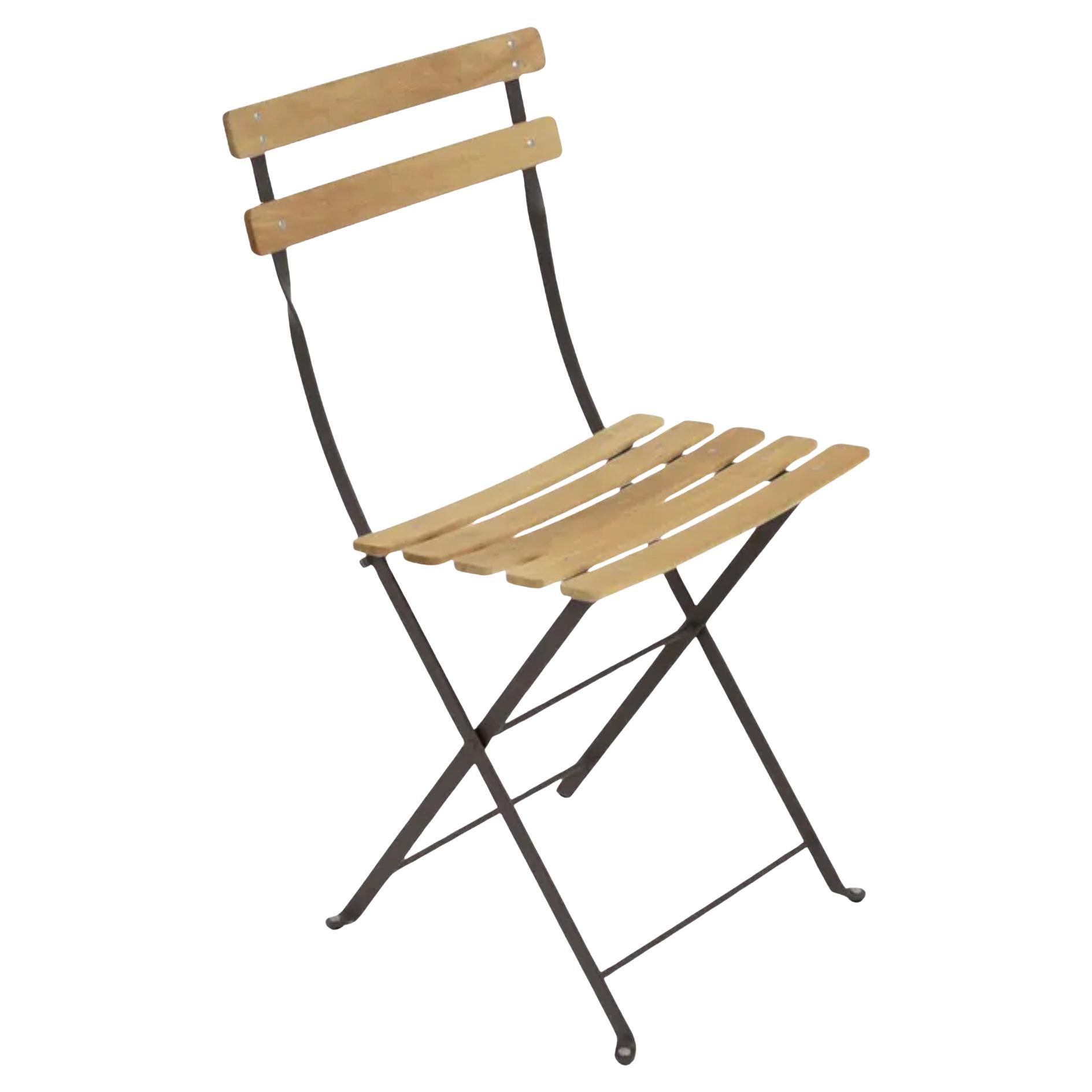 Fermob - BISTRO Silla plegable natural - Tonka  - Lote de 2 sillas