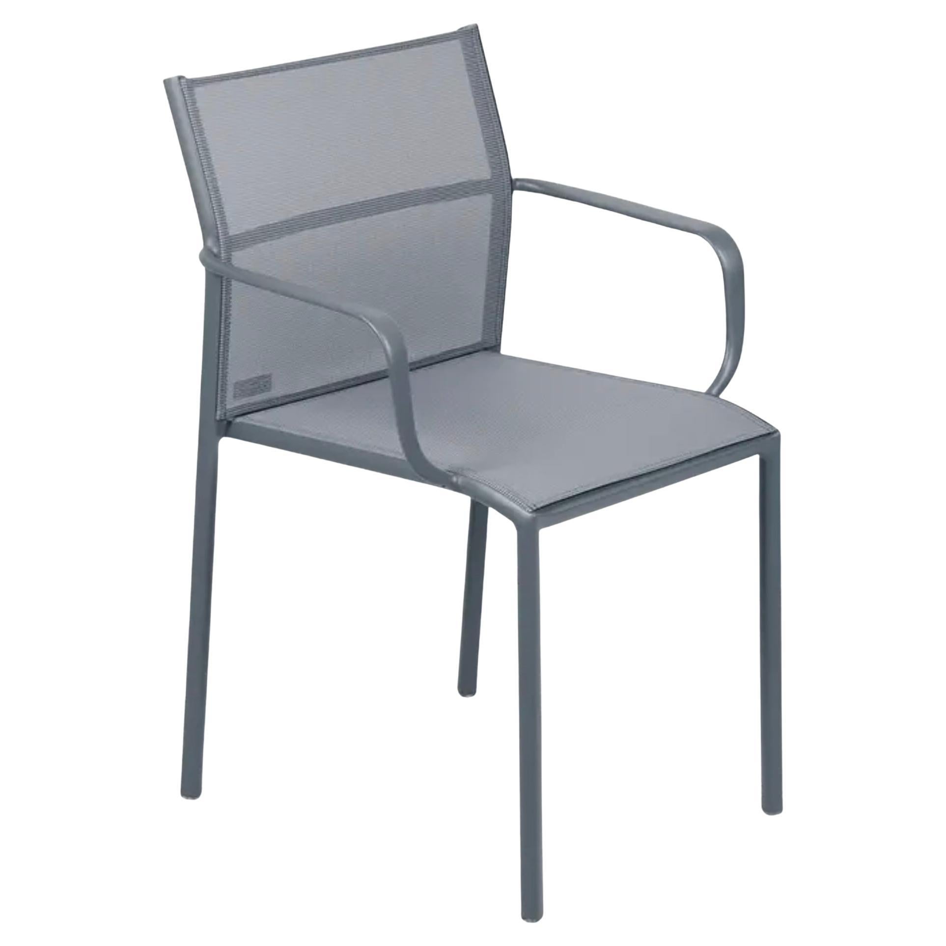 Fermob - Cadiz Armchair (Chair with arms) - Stereo Storm Grey - Set of 2 chairs