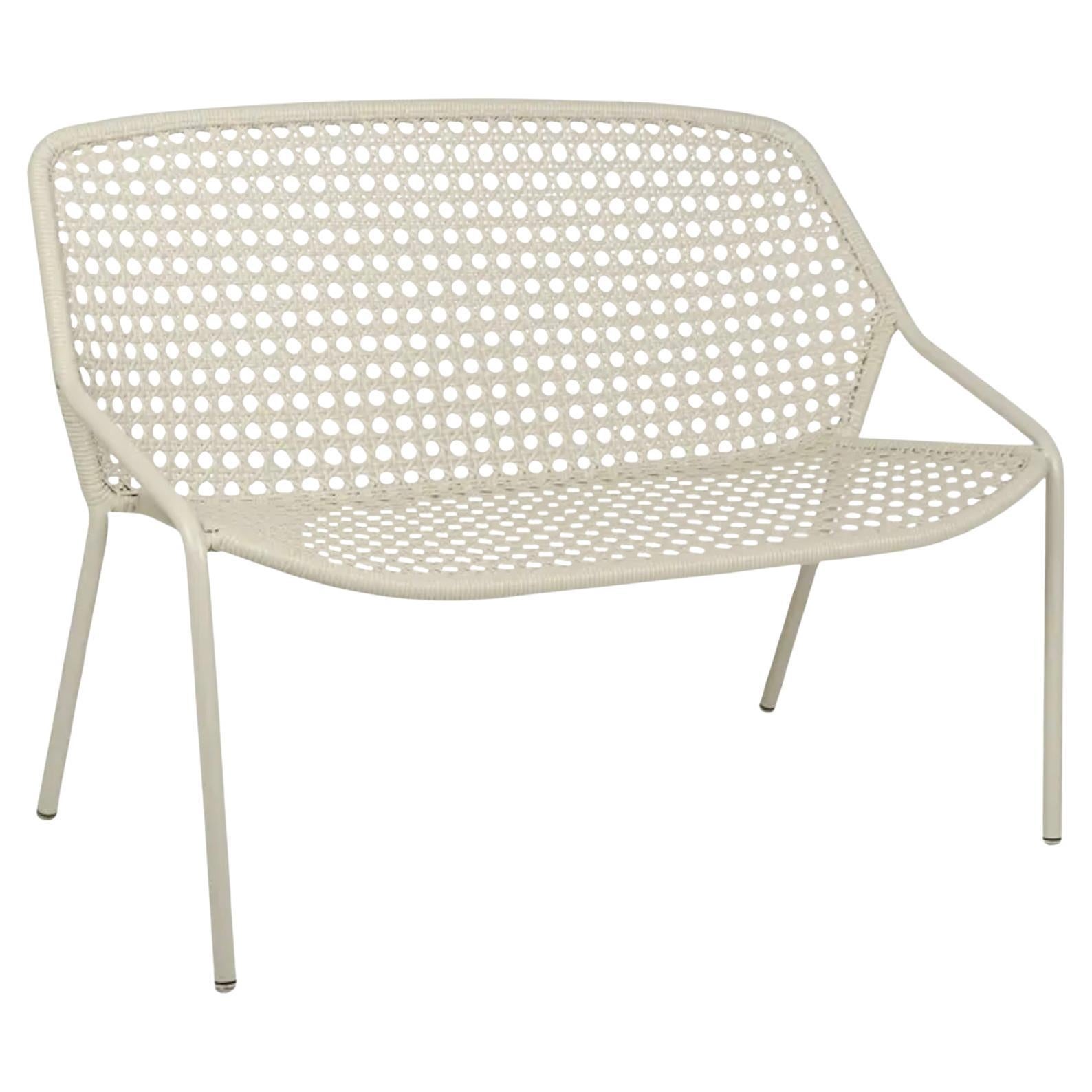 Fermob – CROISETTE 2-Seater Bench - Clay grey in vendita