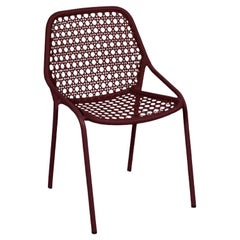 Fermob – CROISETTE Chair - Black Cherry - Set 2 chairs