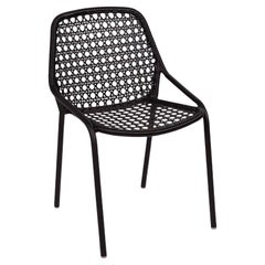 Fermob – CROISETTE Chair - Liquorice - Set 2 chairs