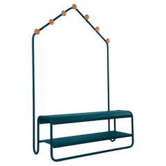 Fermob – FUNAMBULE Cloakroom Bench - Acapulco Blue
