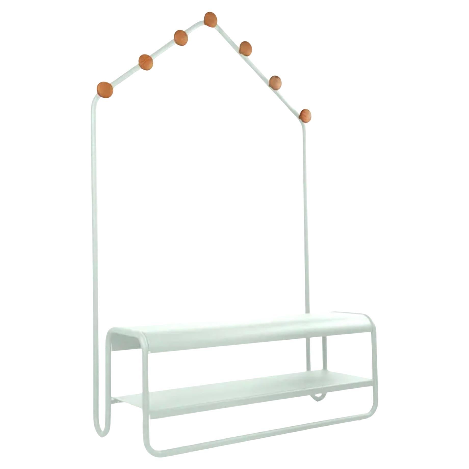 Fermob – FUNAMBULE Cloakroom Bench - Ice Mint in vendita