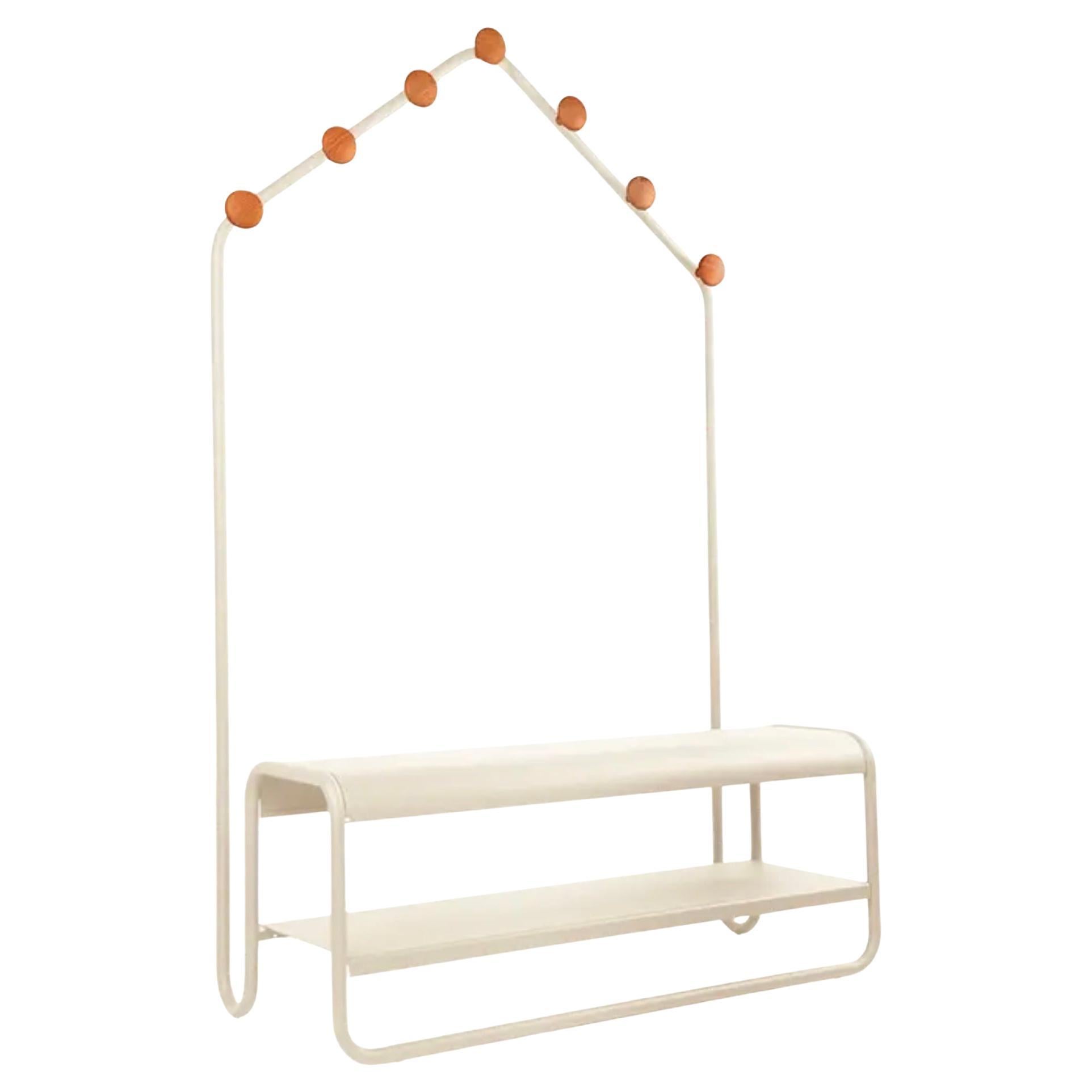 Fermob – FUNAMBULE Cloakroom Bench - Latte beige in vendita