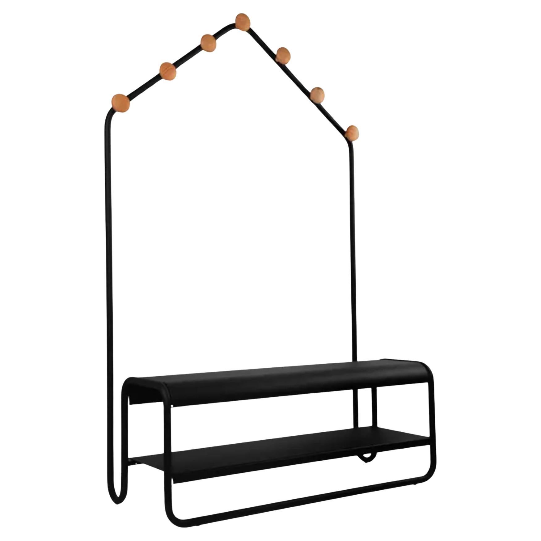 Fermob – FUNAMBULE Cloakroom Bench - Liquorice