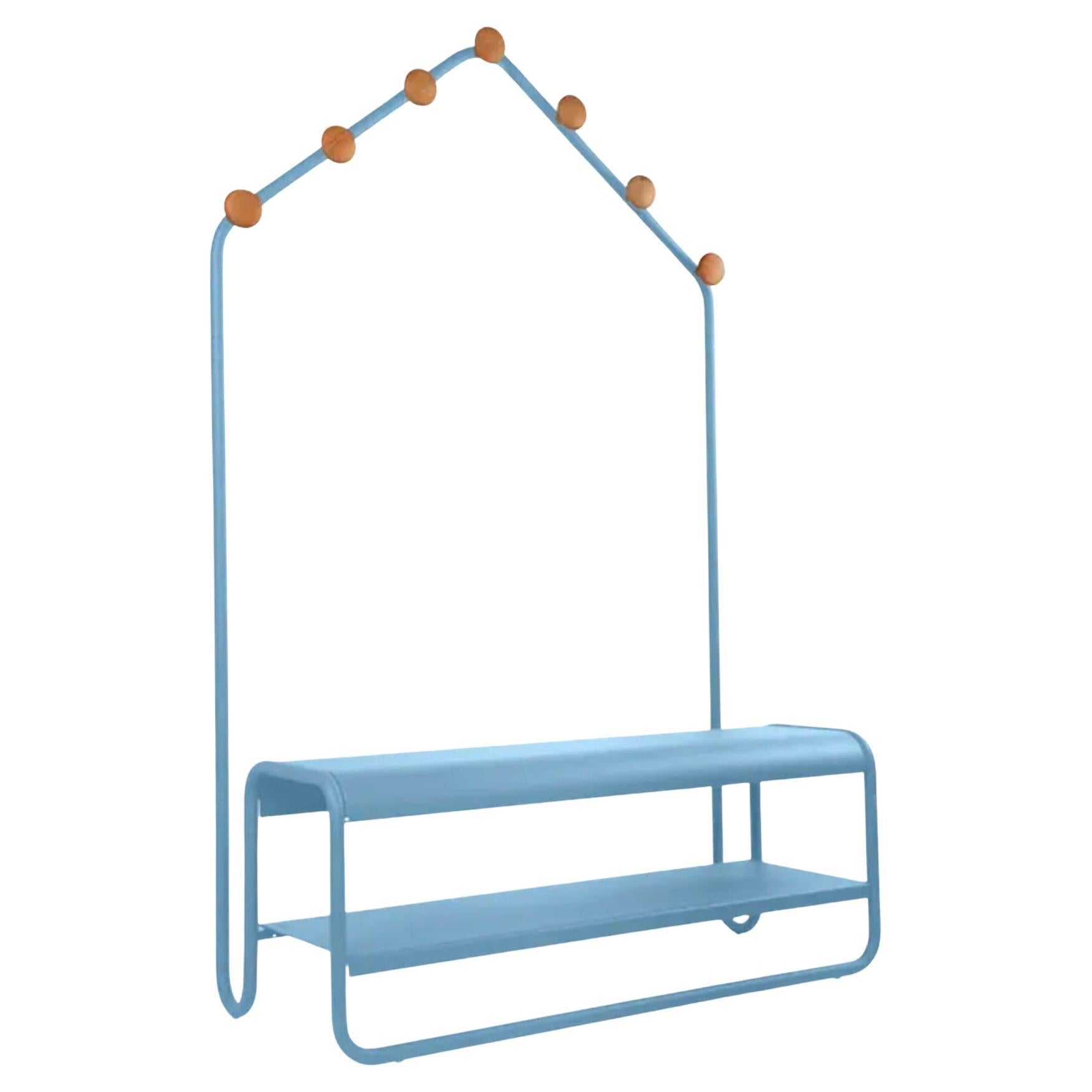 Fermob – FUNAMBULE Cloakroom Bench - Maya Blue in vendita