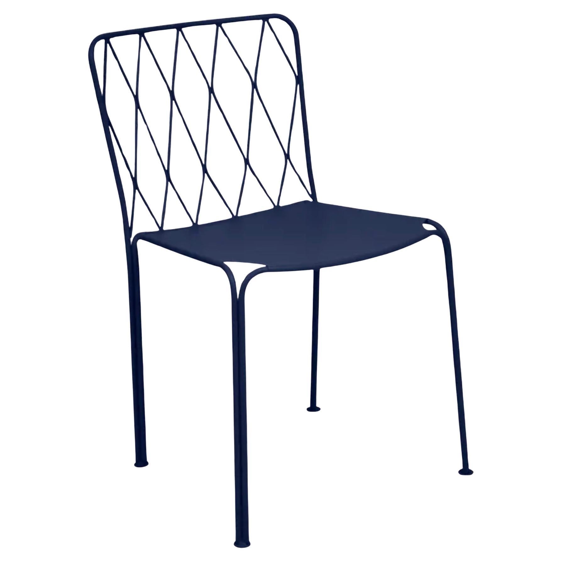 Fermob – KINTBURY Chair -  Deep blue in vendita