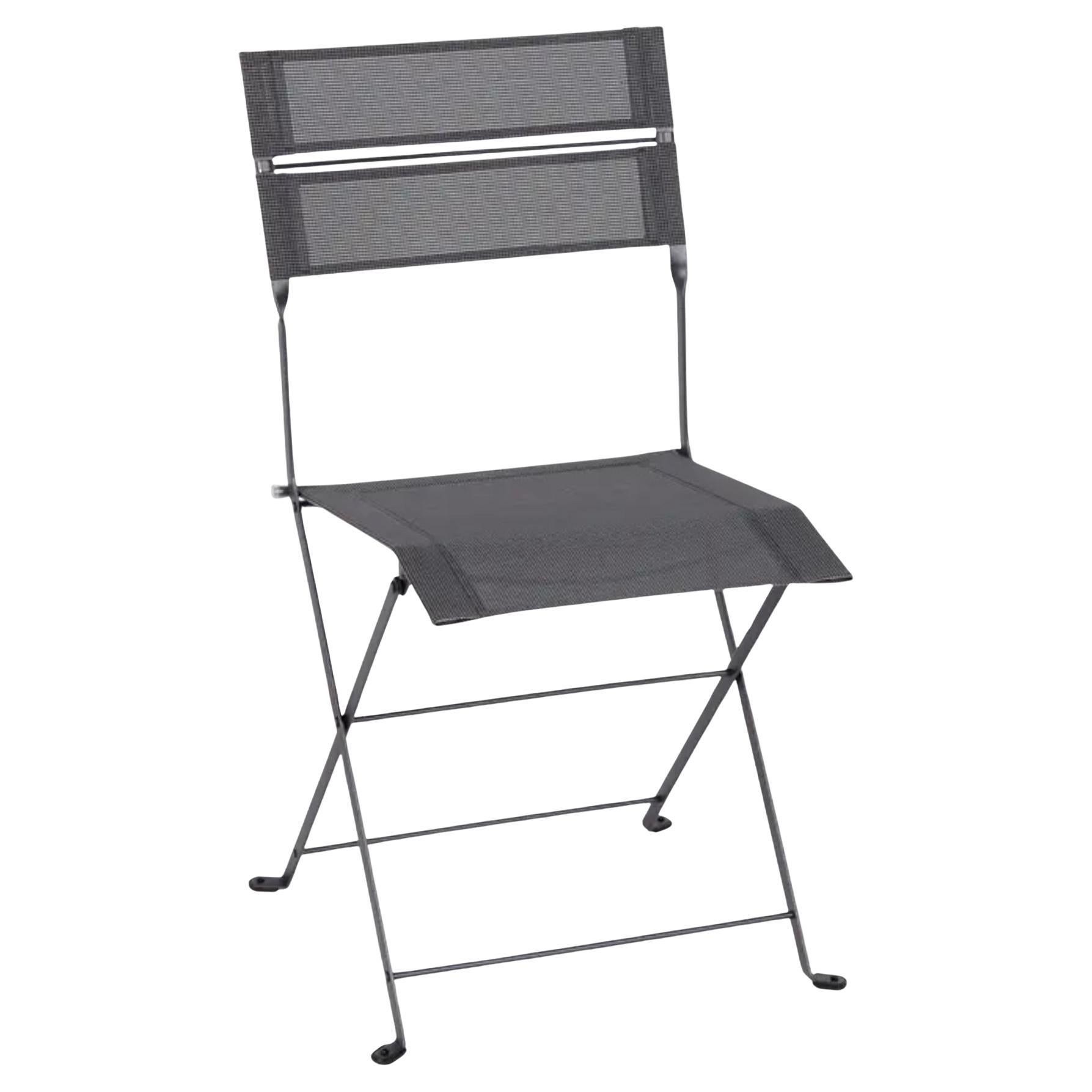 Fermob – LATITUDE Folding chair -  Stereo Anthracite