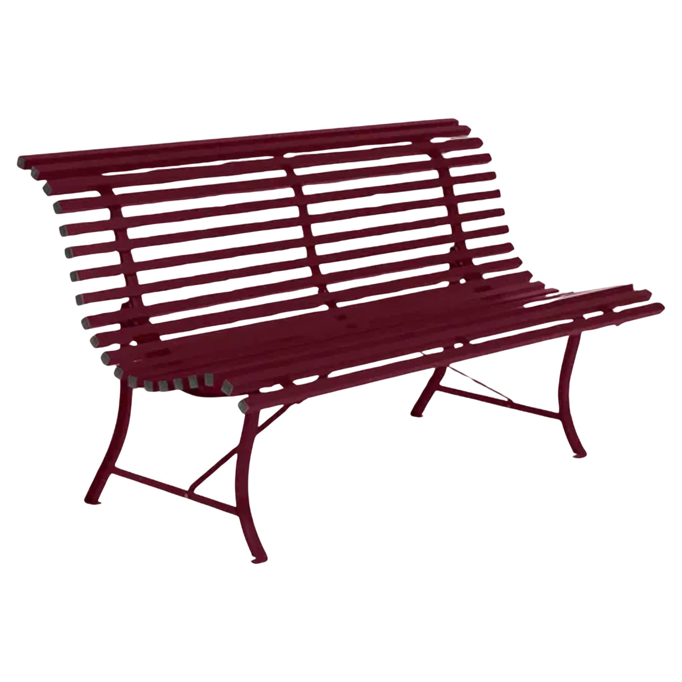 Fermob - LOUISIANE Bench 150 cm - Black Cherry For Sale