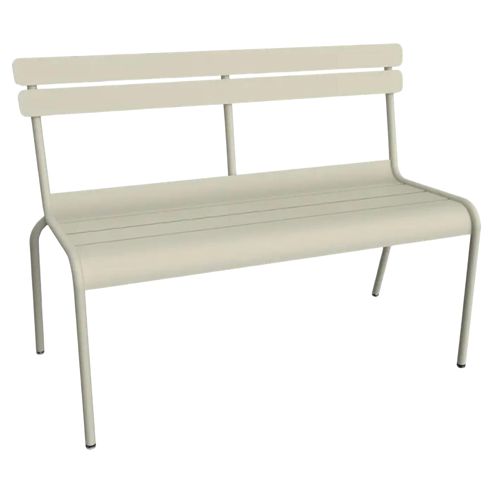 Fermob - Luxembourg Banc 2/3 places avec dossier - Gris argile en vente