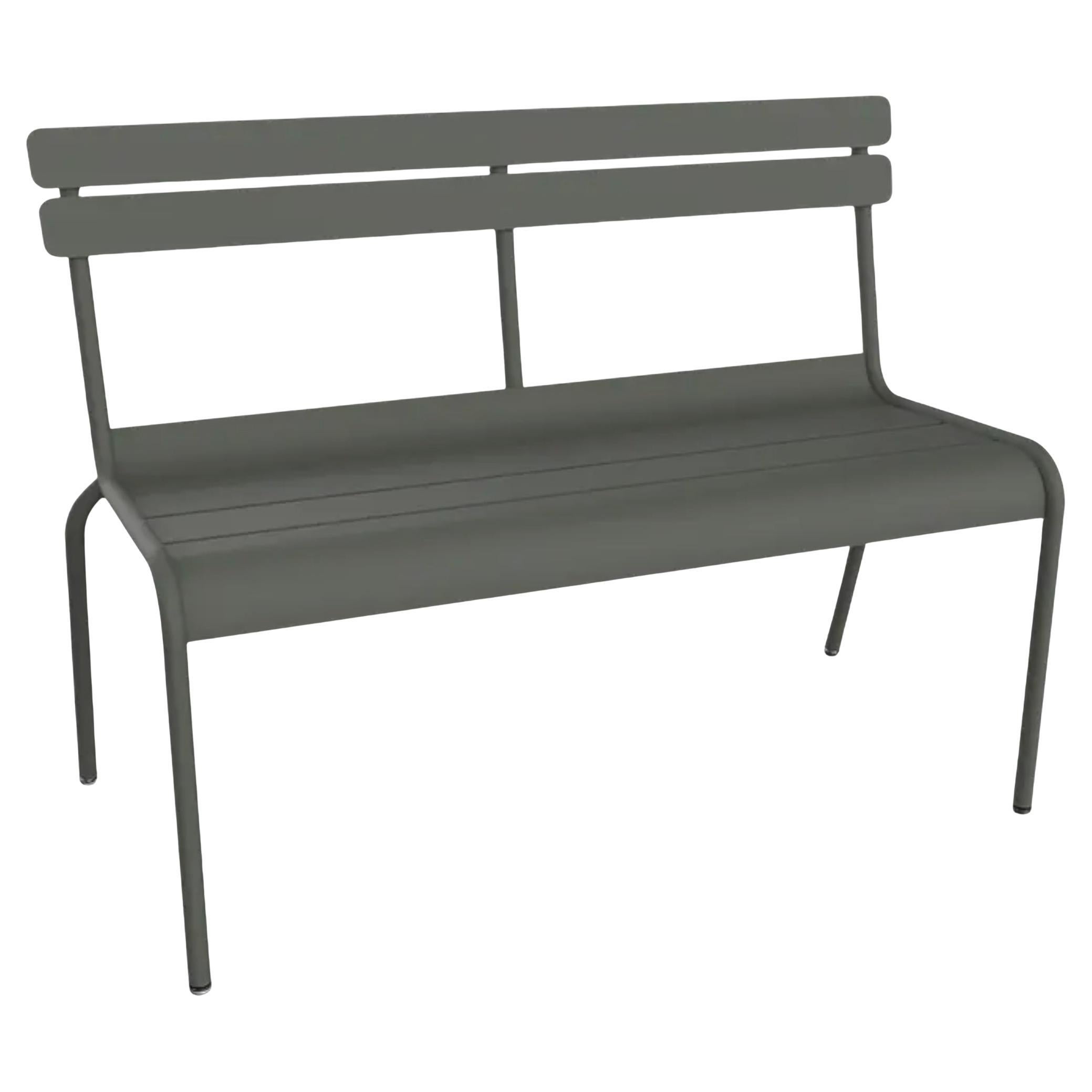 Fermob - Luxembourg 2/3-Seater Bench with Backrest - Rosemary