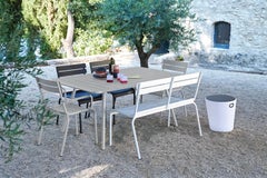 Fermob - Fauteuil Luxembourg (Chaise avec accoudoirs) - Gris argile