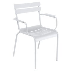 Fermob - Fauteuil Luxembourg (Chaise avec accoudoirs) - Blanc coton
