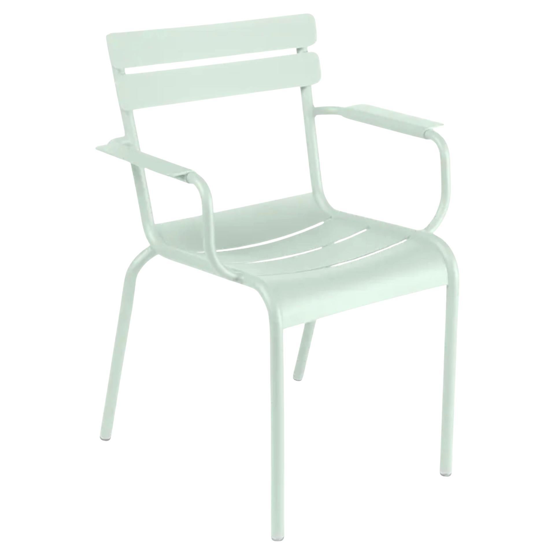 Fermob – Luxembourg Armchair (Chair with arms) - Ice Mint