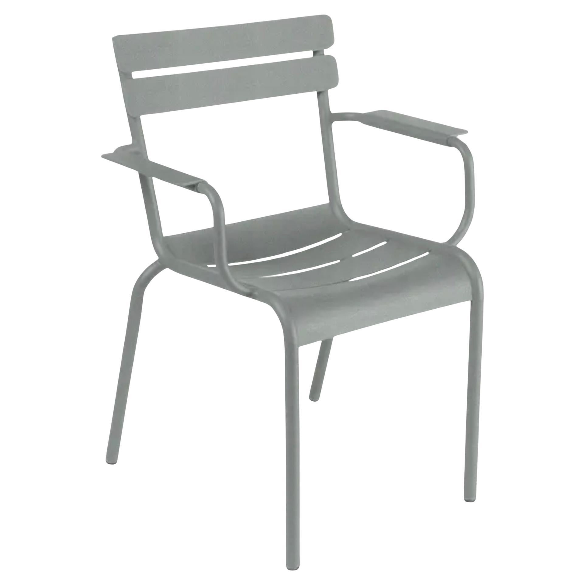 Fermob - Luxembourg Armchair (Chair with arms) - Lapilli Grey