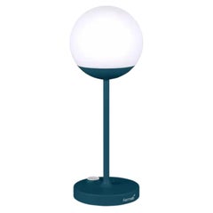 Fermob - MOOON ! Lampe à poser H.41 cm - Bleu Acapulco - Lot de 6 lampes