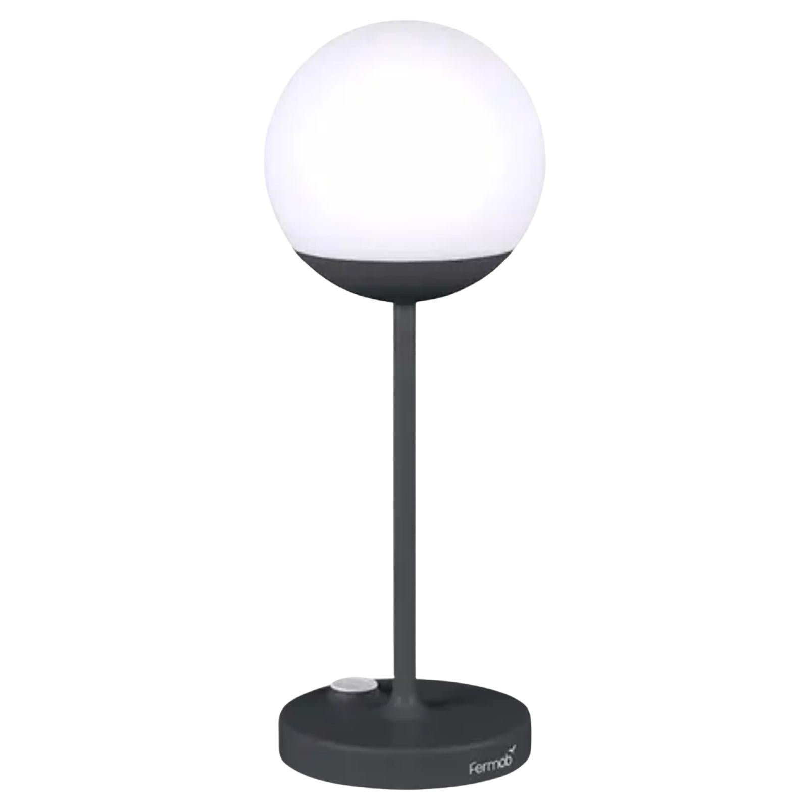 Fermob - MOOON ! Lampe de table H.41 cm - Anthracite - Lot de 6 lampes
