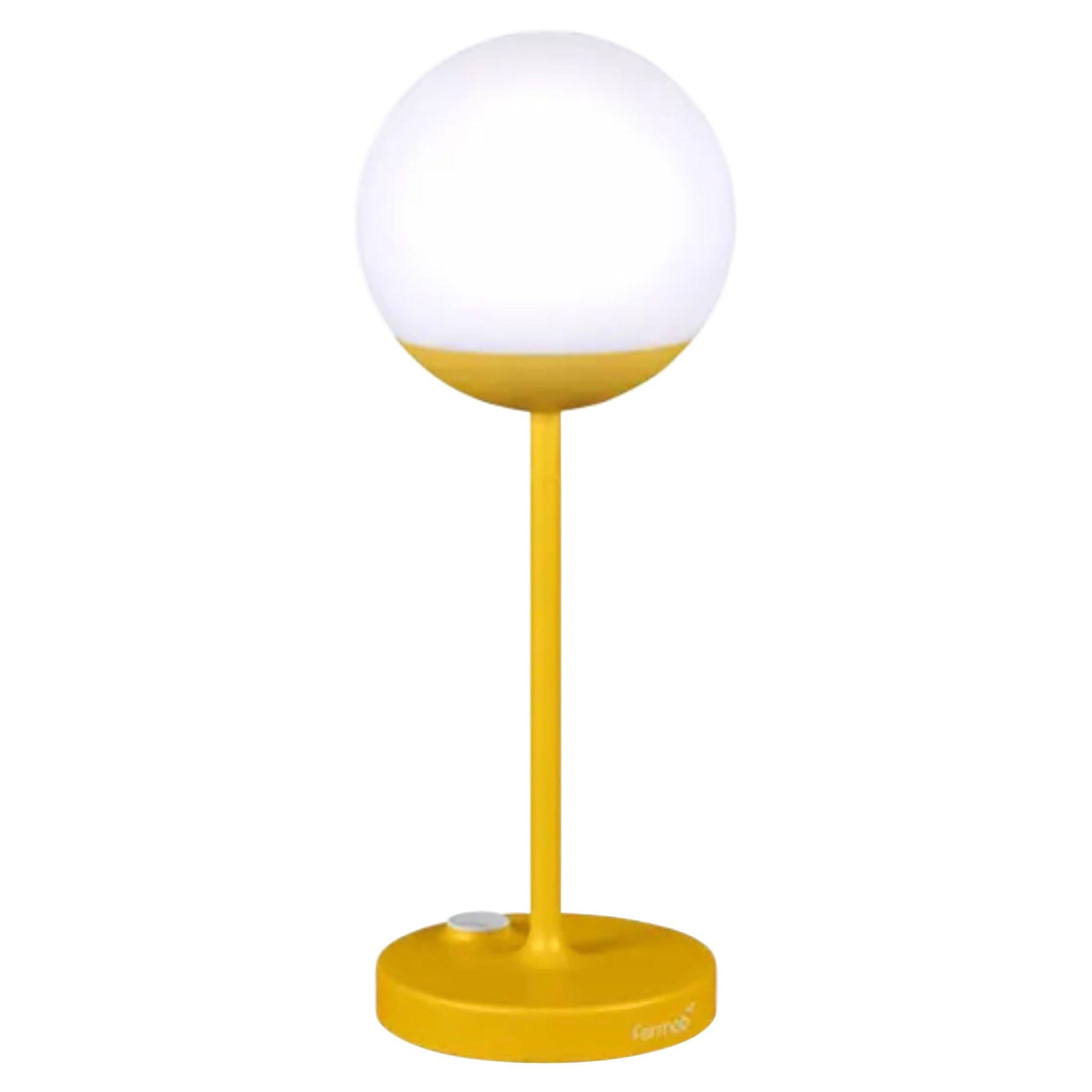 Fermob - MOOON ! Lampe à poser H.41 cm - Miel lisse - Lot de 6 lampes