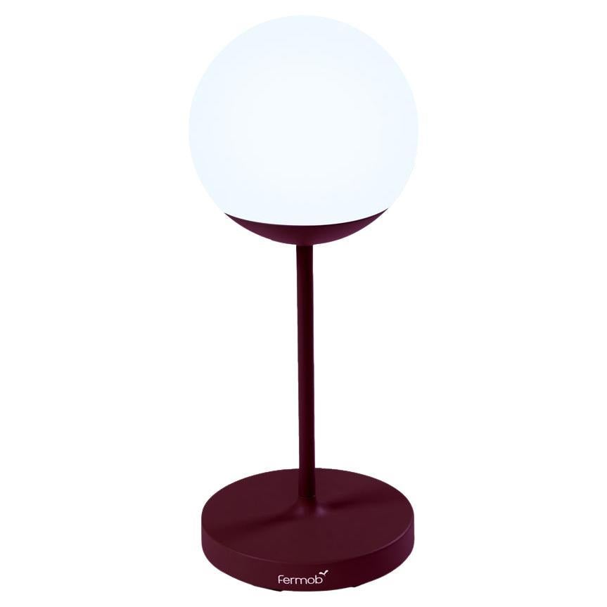 Fermob - MOOON ! Lampe à poser H.63 cm (24.8 in) - Cerisier noir