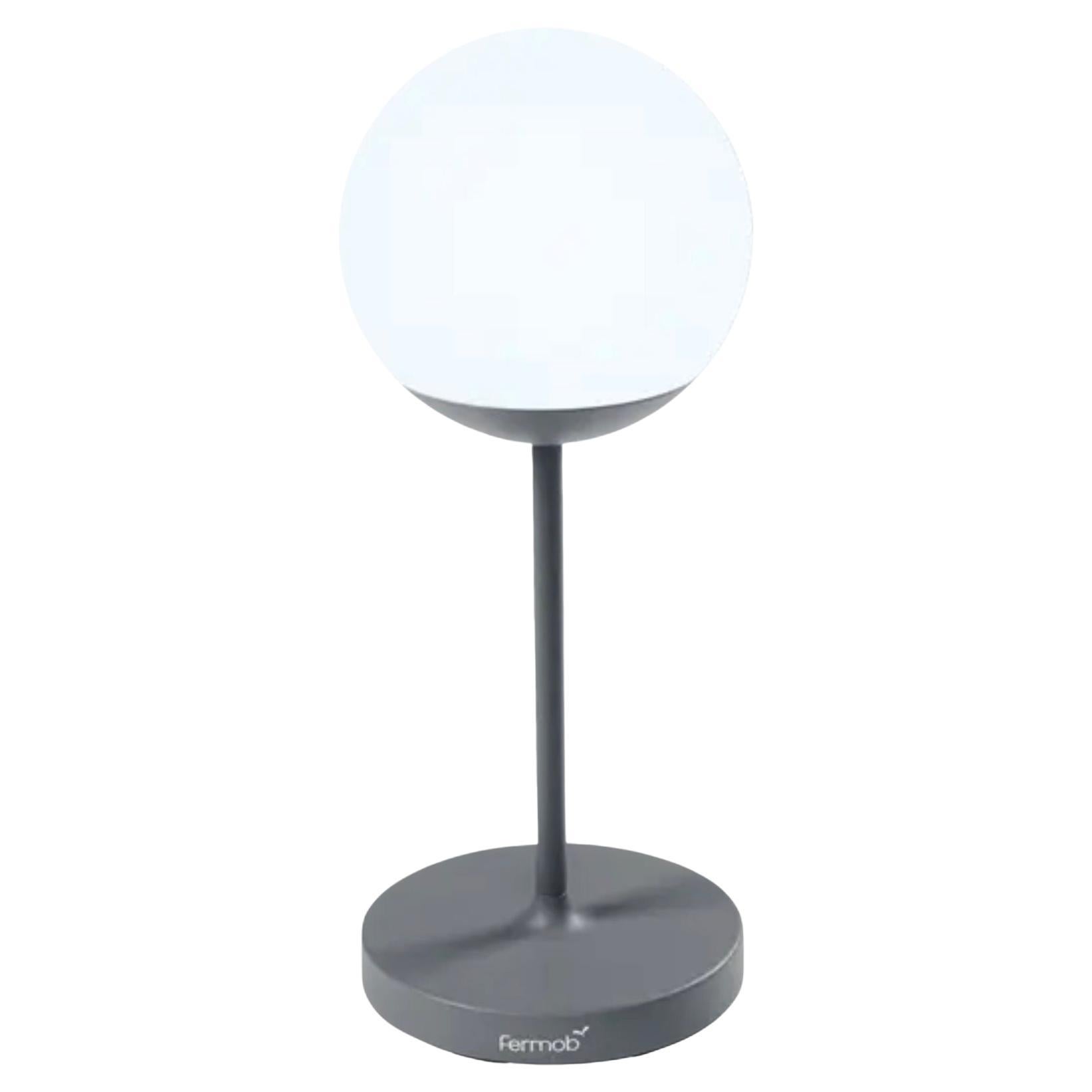 Fermob - MOOON ! Lampe à poser H.63 cm (24.8 in) - Storm Grey