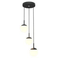 Fermob - MOOON! Triple Pendant Light Ø15 cm (5.9 in) - Anthracite