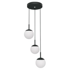 Fermob - MOOON! Dreifach-Pendelleuchte Ø15 cm (5.9 in) - Anthrazit