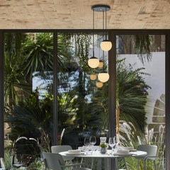 Fermob - MOOON! Triple Pendant Light Ø15 cm (5.9 in) - Cactus