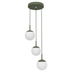 Fermob – MOOON! Triple Pendant Light Ø15 cm (5.9 in) - Cactus