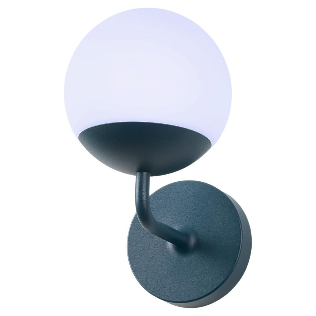 Fermob – MOOON! Wall Light Ø15 cm (5.9 in) - Acapulco Blue