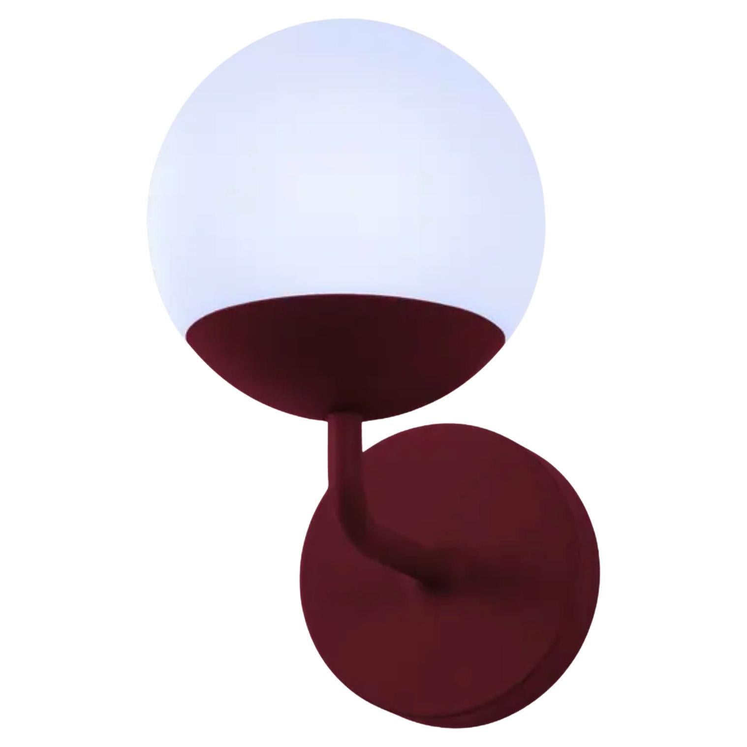 Fermob – MOOON! Wall Light Ø15 cm (5.9 in) - Black Cherry in vendita