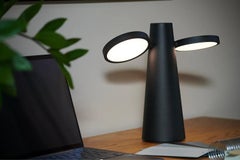 Fermob - OTO Table Lamp H.27 cm (10.6 in) - Liquorice - Set of 3 lamps