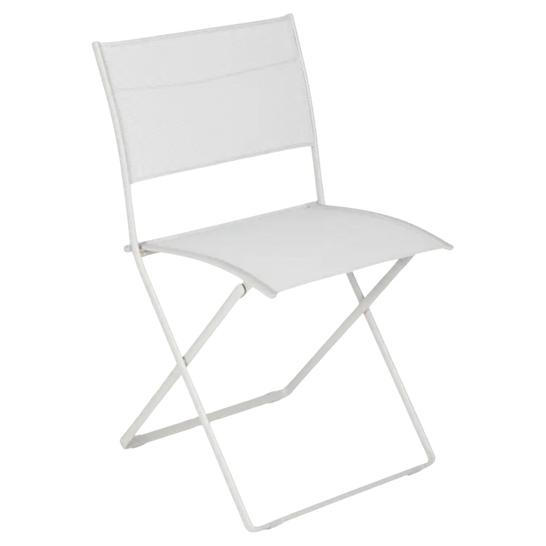 Fermob – PLEIN AIR Folding chair - Stereo Clay grey - Set of 2 chairs