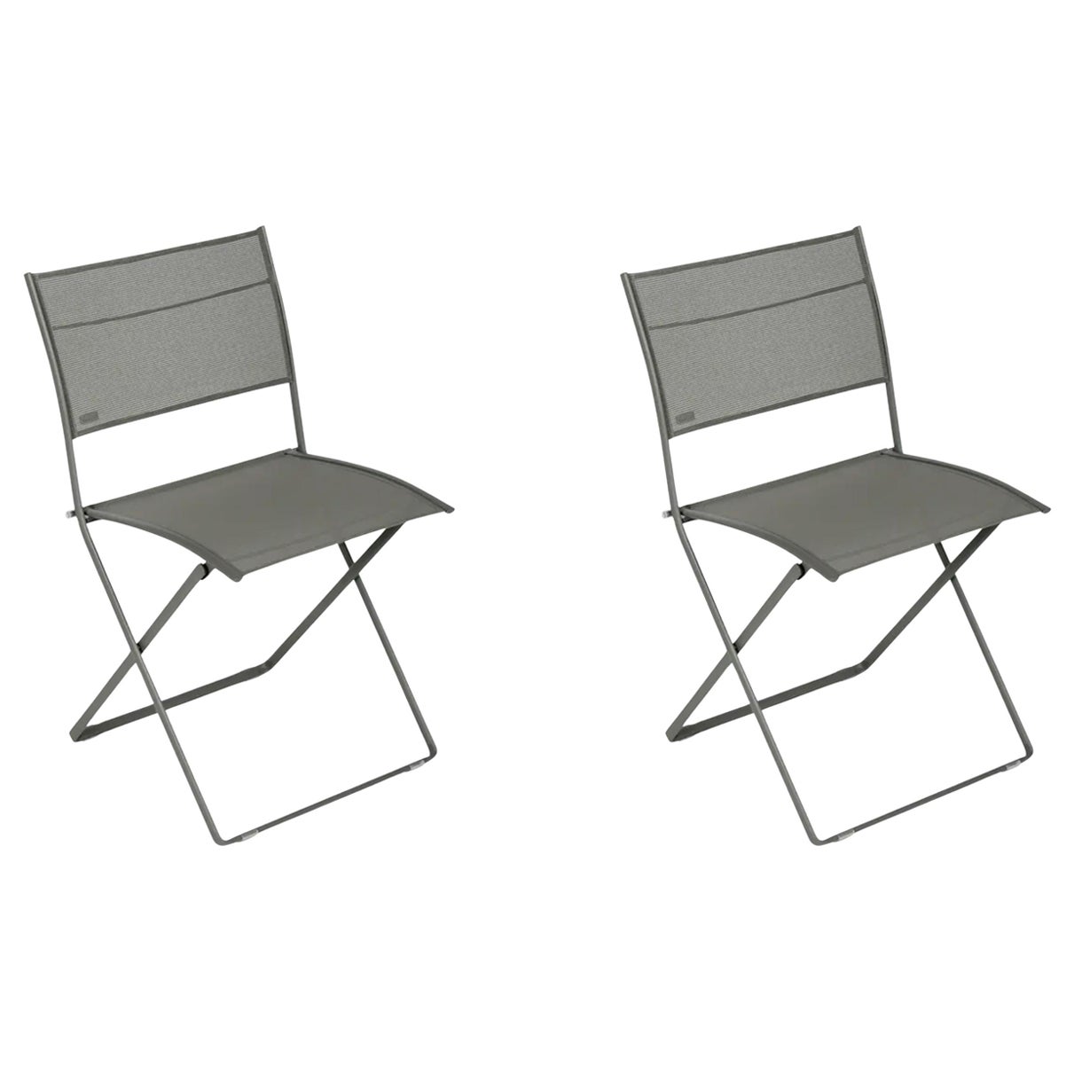 Fermob – PLEIN AIR Folding chair - Stereo Rosemary - Set of 2 chairs