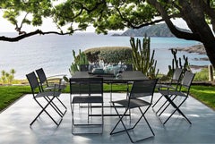 Fermob - PLEIN AIR Chaise pliante - Stereo Storm Grey - Lot de 2 chaises