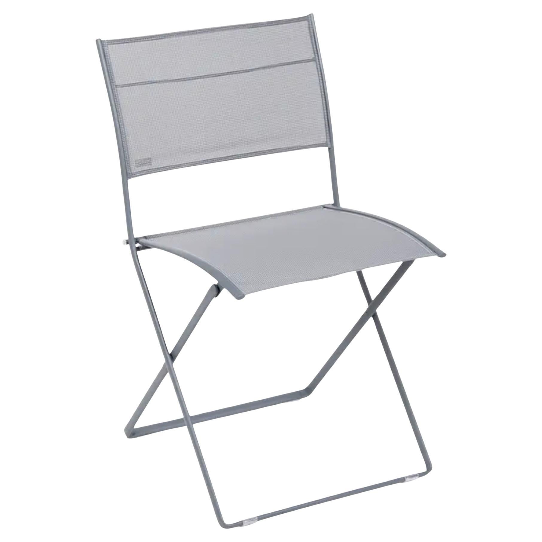 Fermob – PLEIN AIR Folding chair - Stereo Storm Grey - Set of 2 chairs in vendita