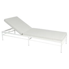 Fermob – RIVAGE Sunlounger - Cotton white - Pearl cushions