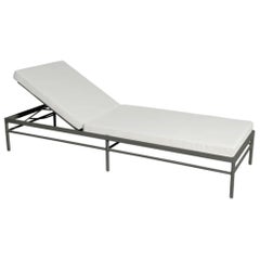 Fermob – RIVAGE Sunlounger - Rosemary - Pearl cushions