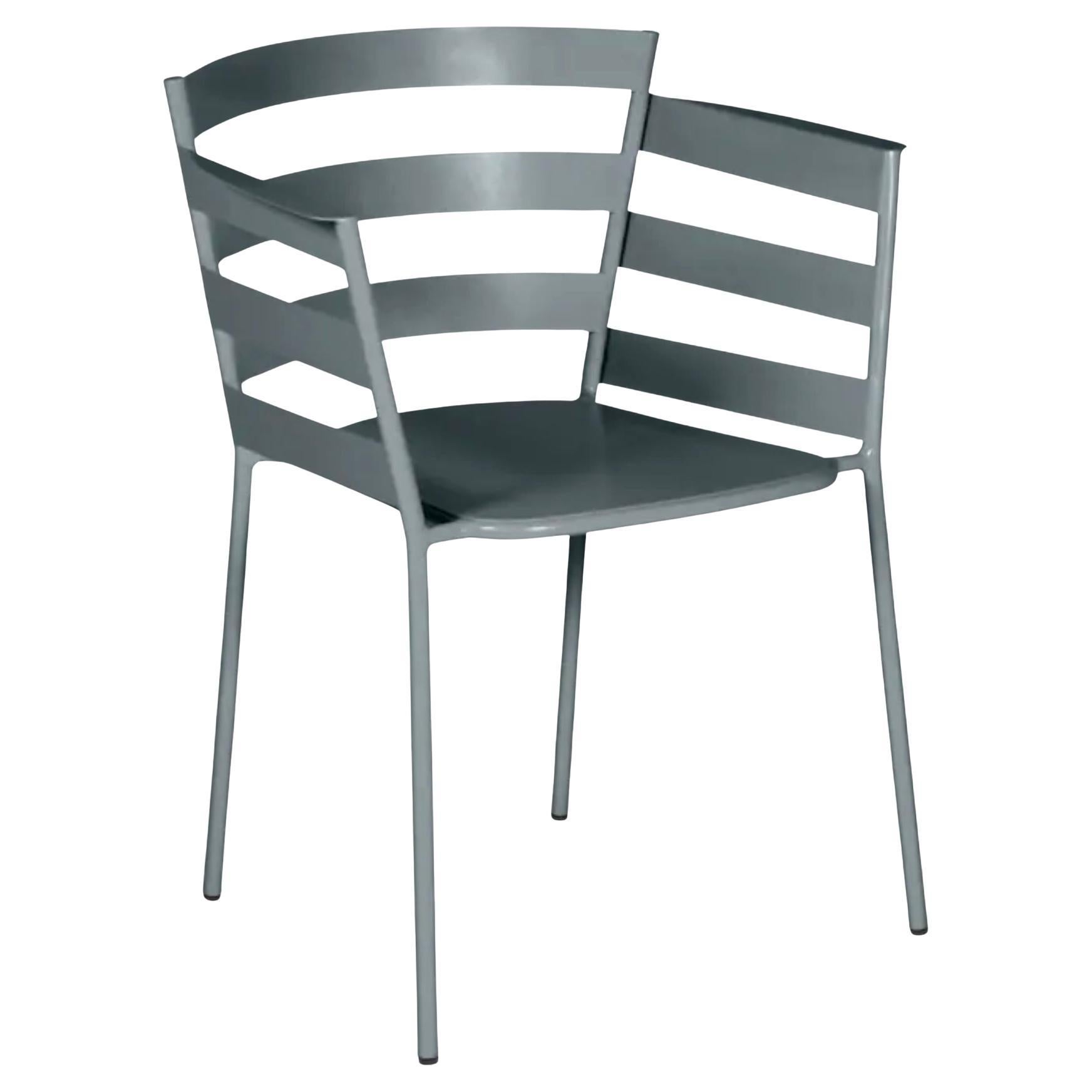 Fermob - Sillón Rythmic (Silla con brazos) - Gris Tormenta