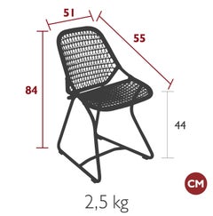 Fermob - Sixties Chair - Liquorice