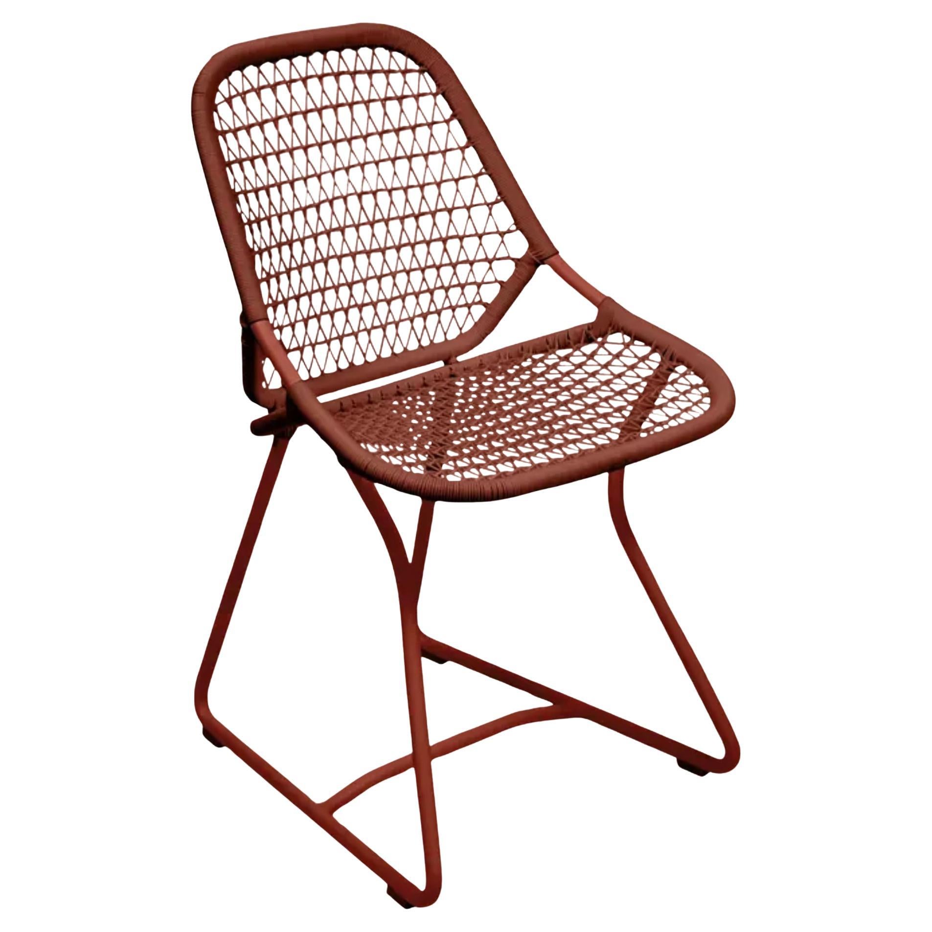 Fermob - Chaise Sixties - Ocre rouge en vente