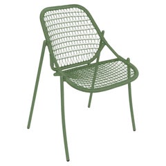 Fermob - Chaise empilable Sixties - Cactus - Lot de 2 chaises