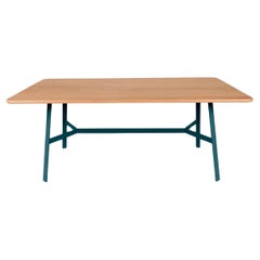 Fermob – SO’O Oak Table 180x90 cm W 70.9 × D 35.4 inch - Acapulco Blue