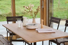 Fermob - SO'O Oak Table 180x90 cm W 70.9 × D 35.4 inch - Anthracite
