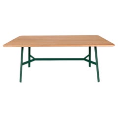 Fermob – SO’O Oak Table 180x90 cm W 70.9 × D 35.4 inch - Cedar green