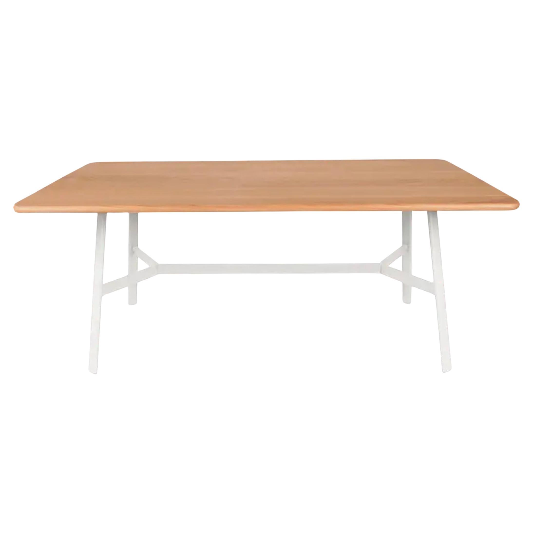 Fermob – SO’O Oak Table 180x90 cm W 70.9 × D 35.4 inch - Cotton White