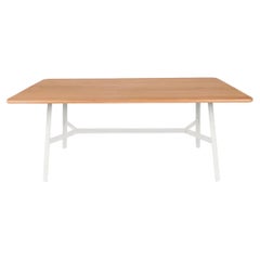 Fermob - Mesa SO'O Roble 180x90 cm An 70.9 × F 35.4 pulgadas - Algodón Blanco