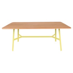Fermob – SO’O Oak Table 180x90 cm W 70.9 × D 35.4 inch - Frosted Lemon Fermob – SO’O Oak Table 180x90 cm W 70.9 × D 35.4 inch - Frosted Lemon