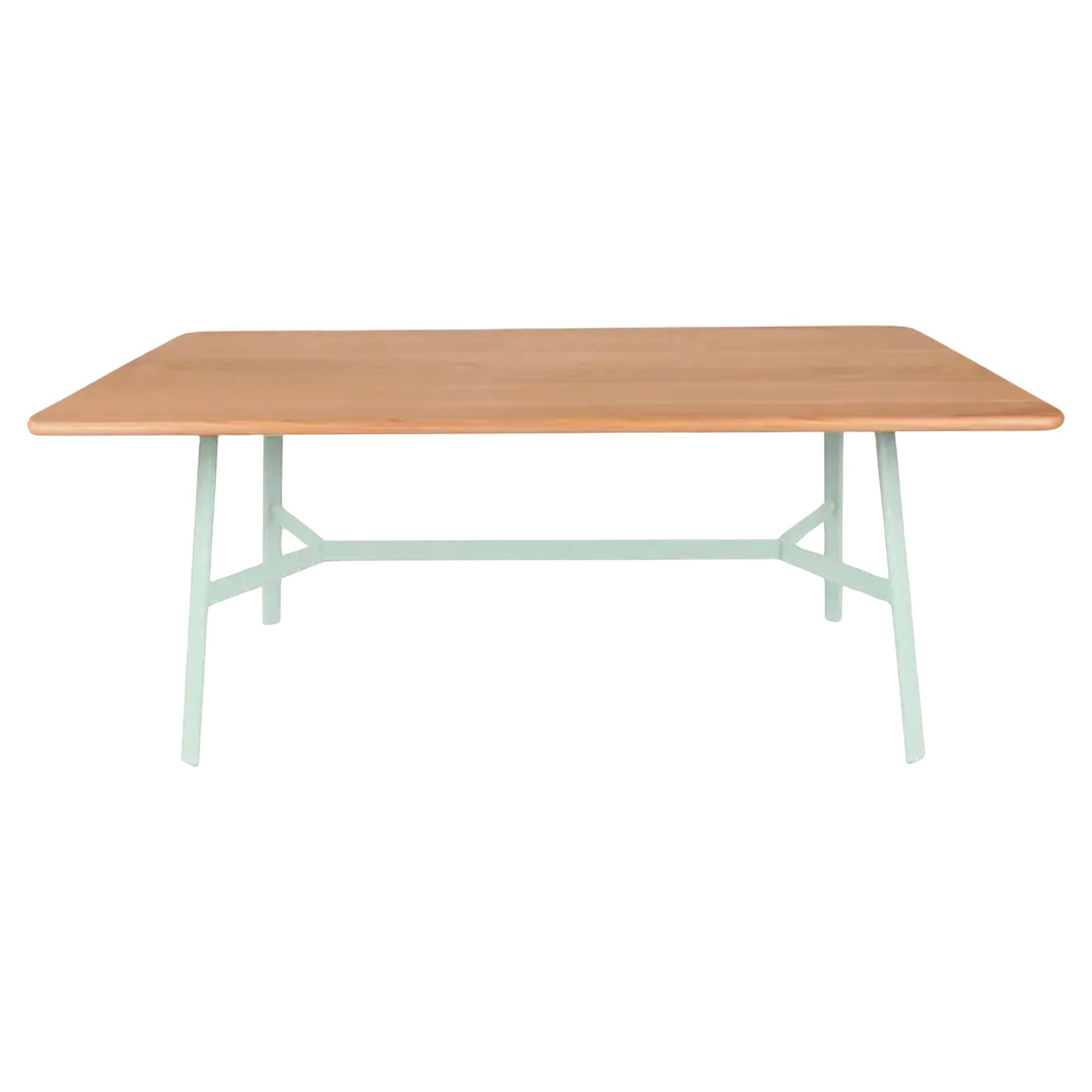 Fermob - SO
O Oak Table 180x90 cm W 70.9 × D 35.4 inch - Ice Mint For Sale