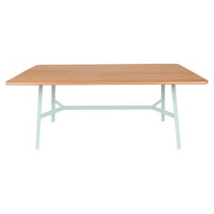 Fermob – SO’O Oak Table 180x90 cm W 70.9 × D 35.4 inch - Ice Mint Fermob – SO’O Oak Table 180x90 cm W 70.9 × D 35.4 inch - Ice Mint